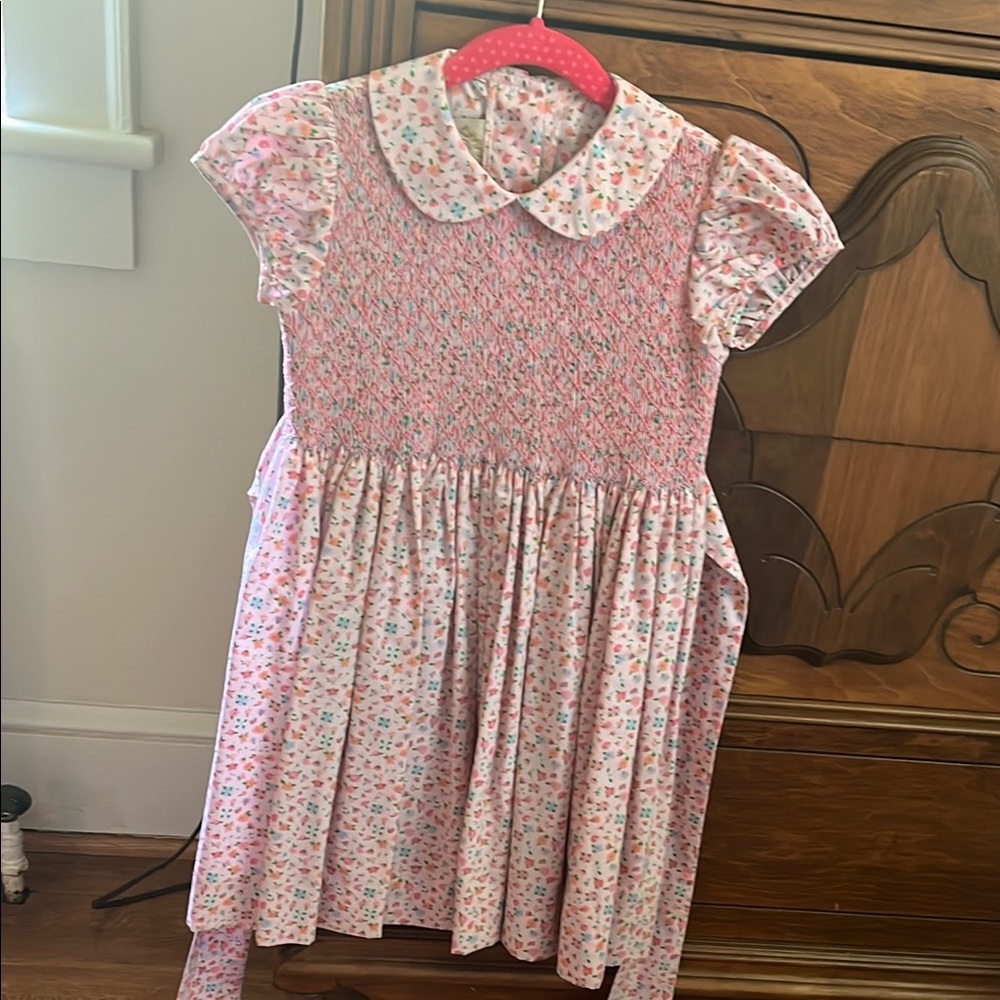 EUC Beaufort Bonnet Smocked Dress SZ 7